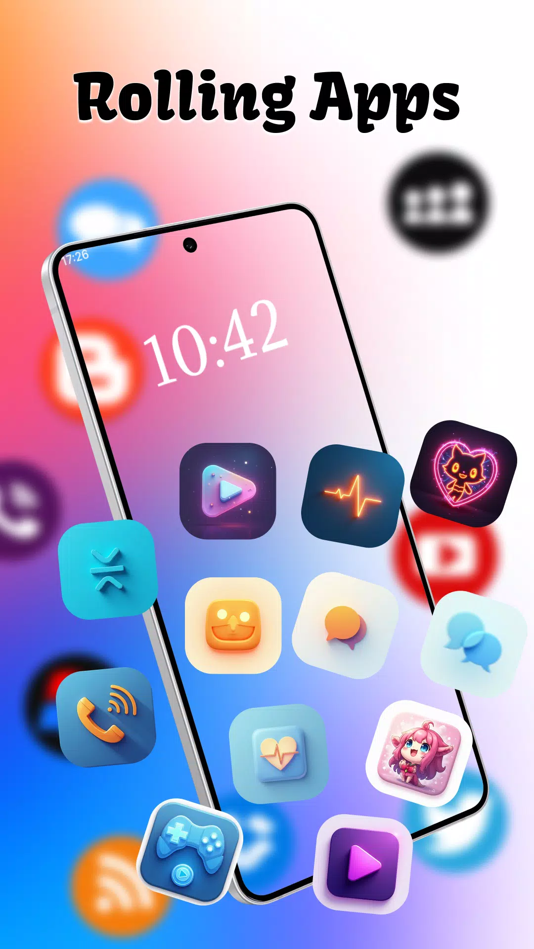 Rolling Icon: Roll Phone Theme Screenshot1