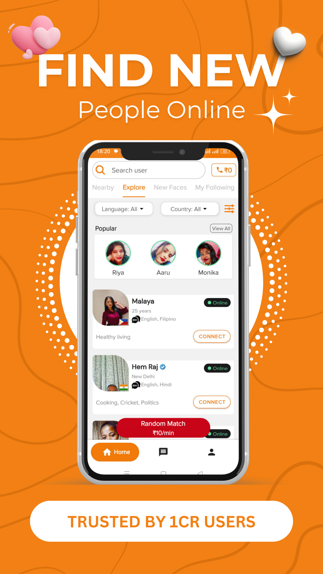 OnlineDost: Video Call Friends Screenshot5