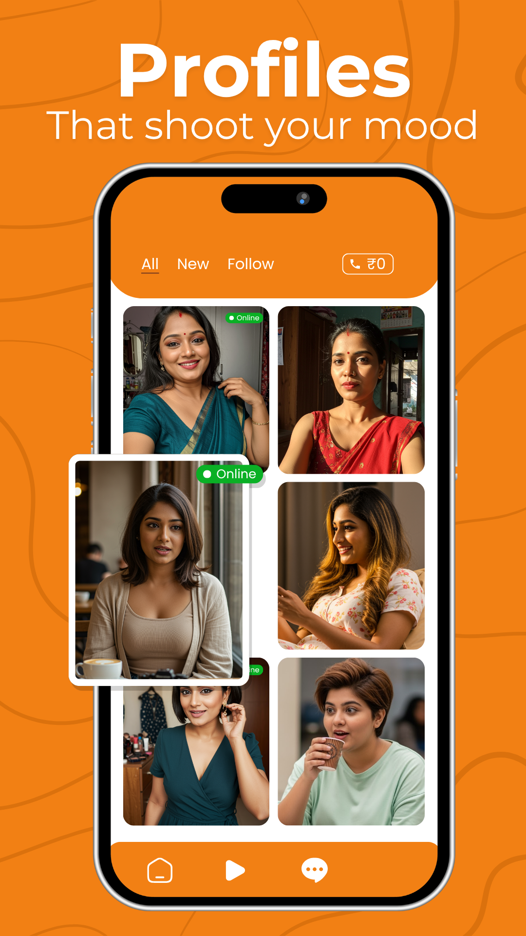 OnlineDost: Video Call Friends Screenshot1