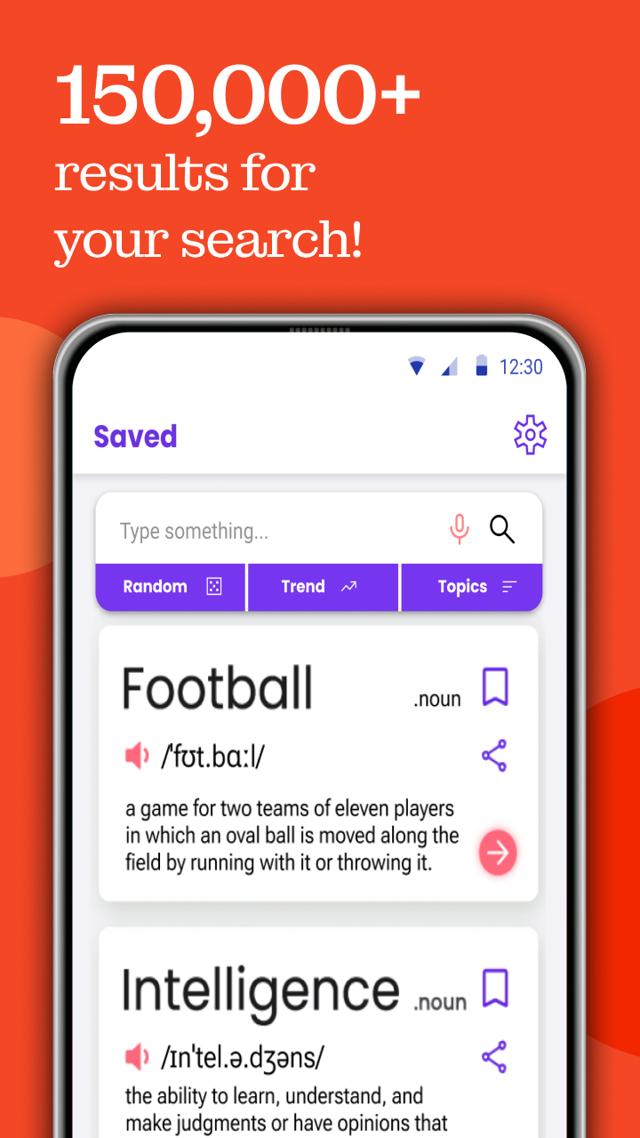 English Dictionary : Thesaurus Screenshot7