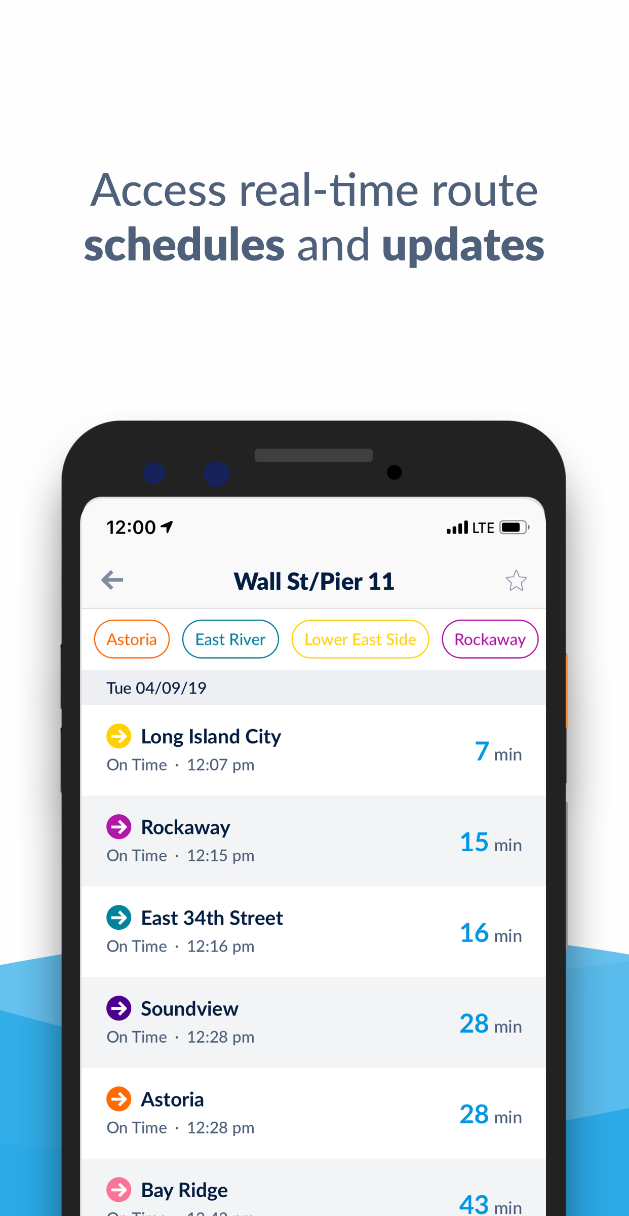 NYC Ferry Screenshot3