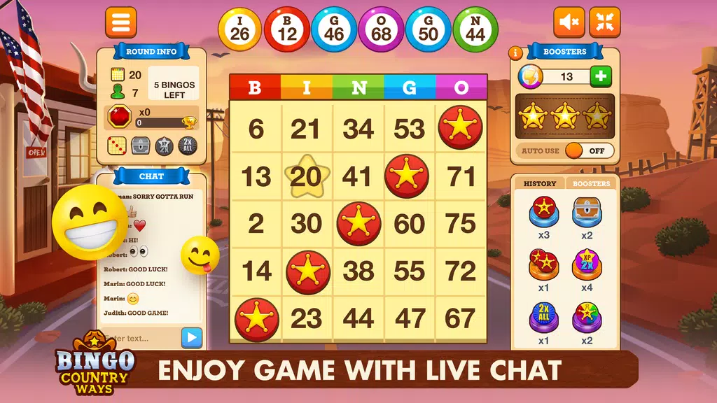 Bingo Country Ways: Live Bingo Screenshot1