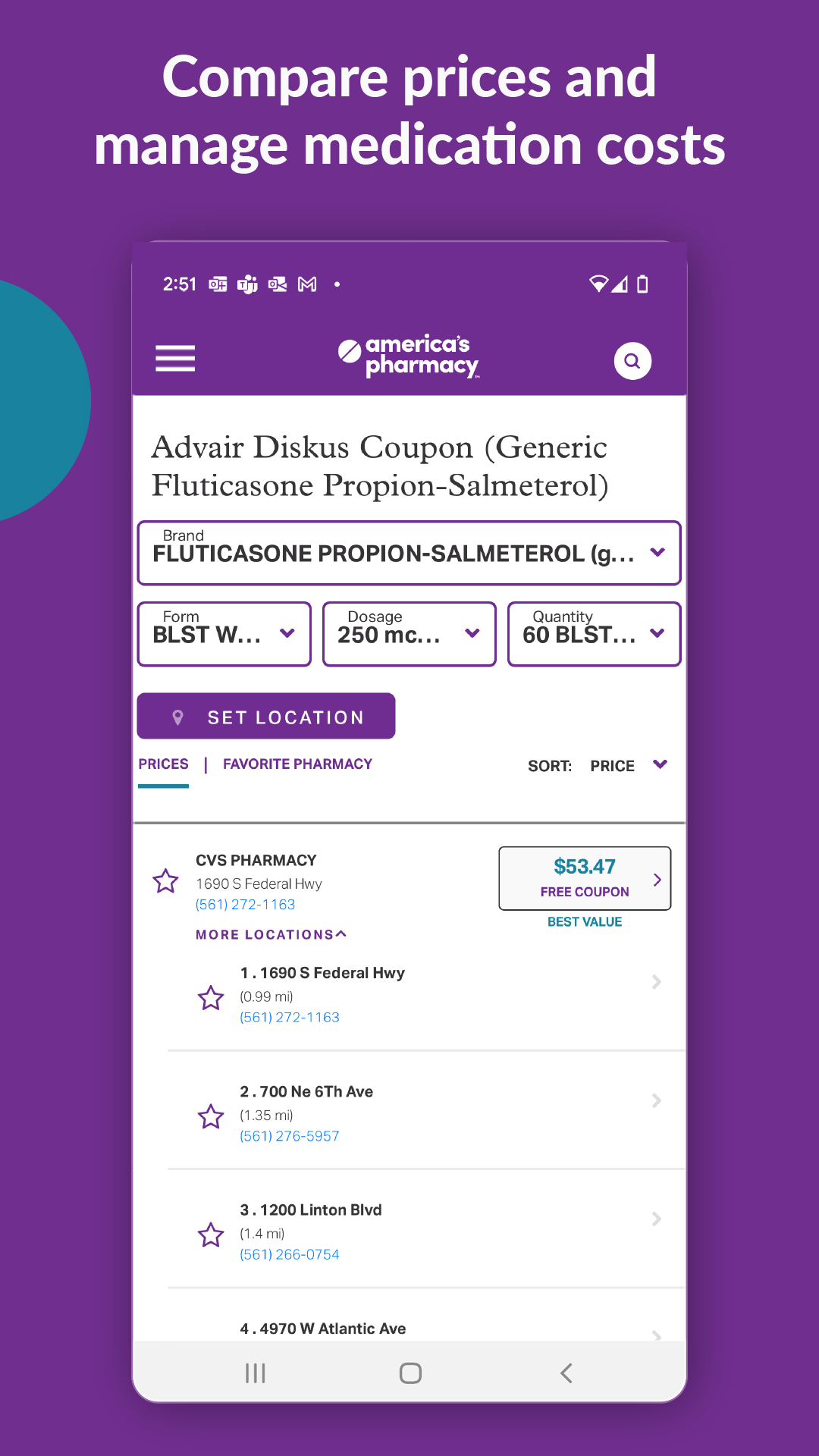 America's Pharmacy Rx Savings Screenshot1