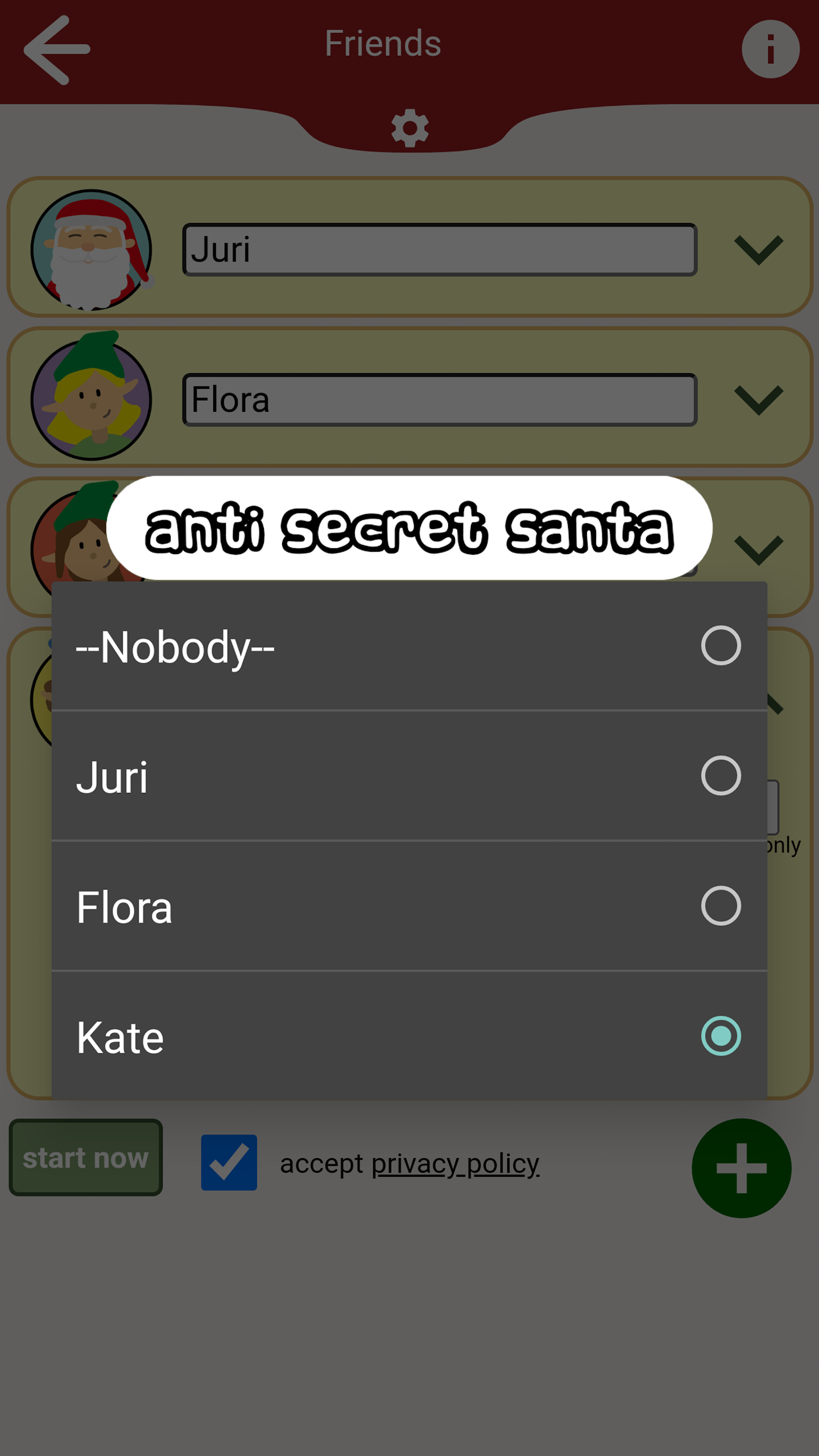 Secret Santa App Screenshot5