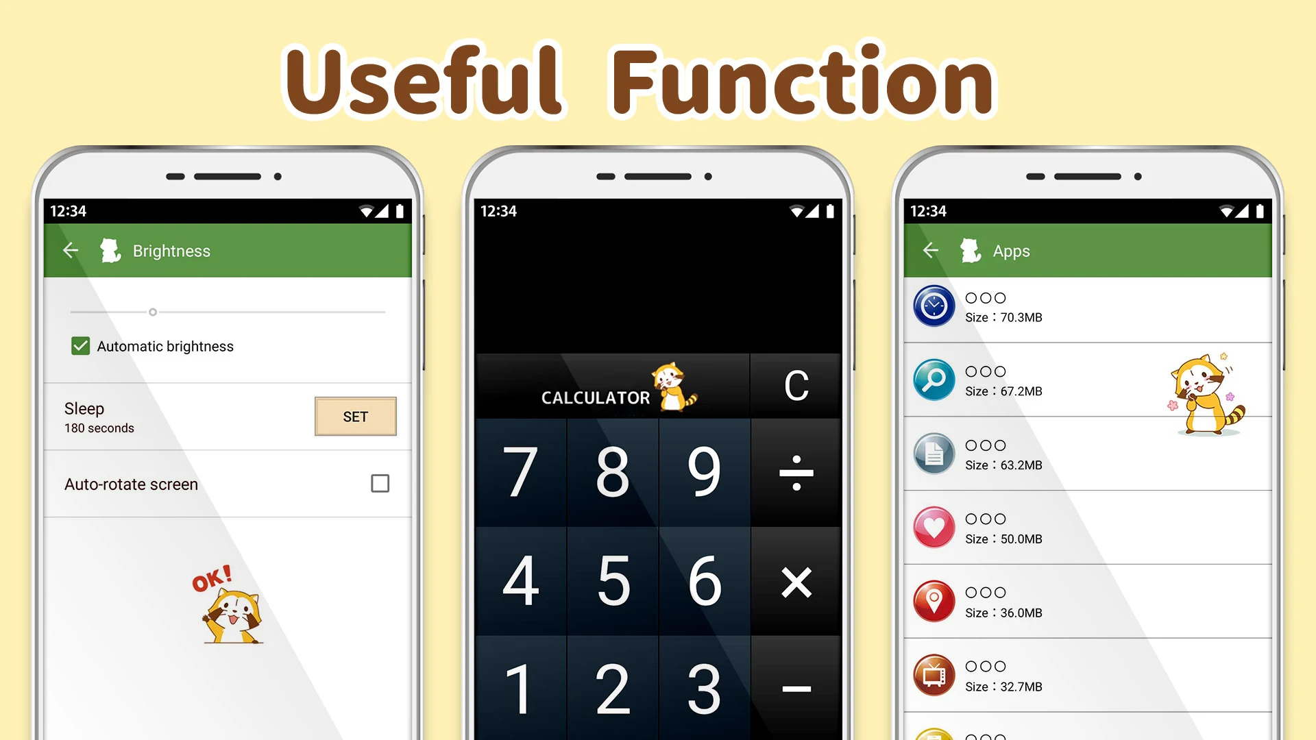 Battery widget Araiguma-rascal Screenshot4