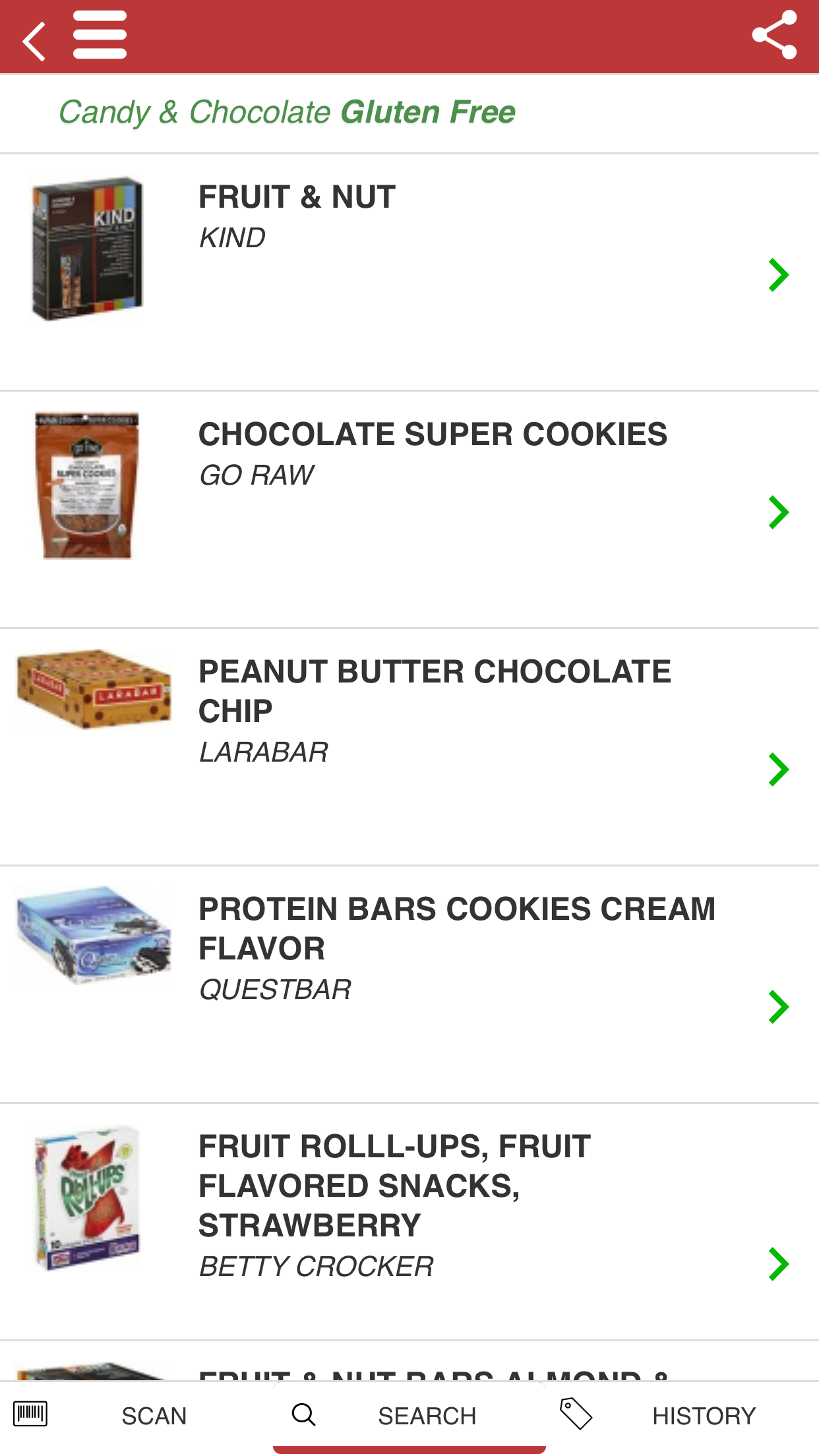 The Gluten Free Scanner Screenshot8