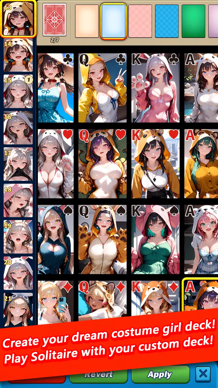 Solitaire Costume Girls Screenshot1