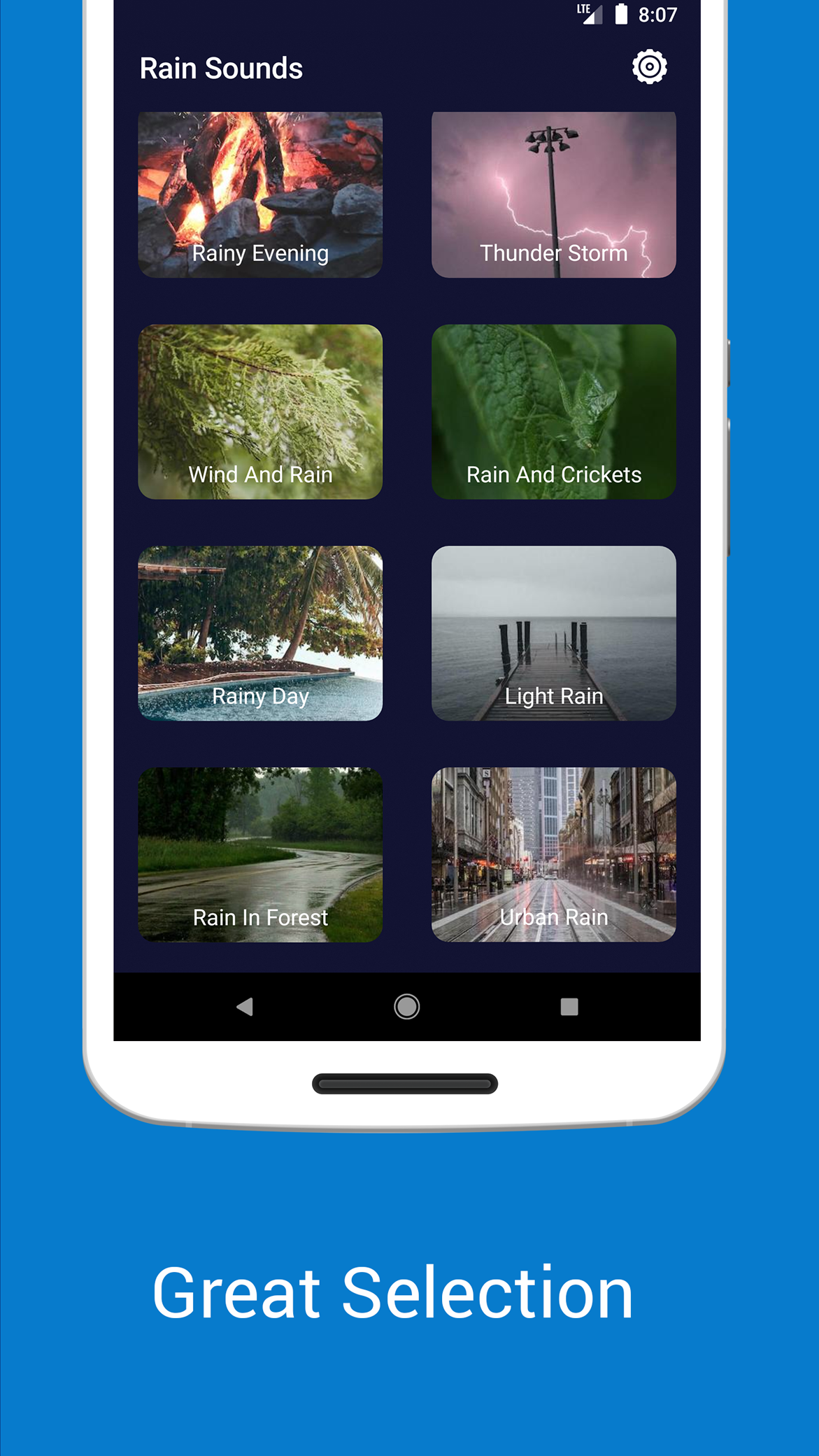 Rain Thunderstorm Sleep Sounds Screenshot2