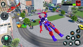 Spider Flying Rope Hero Games Screenshot3