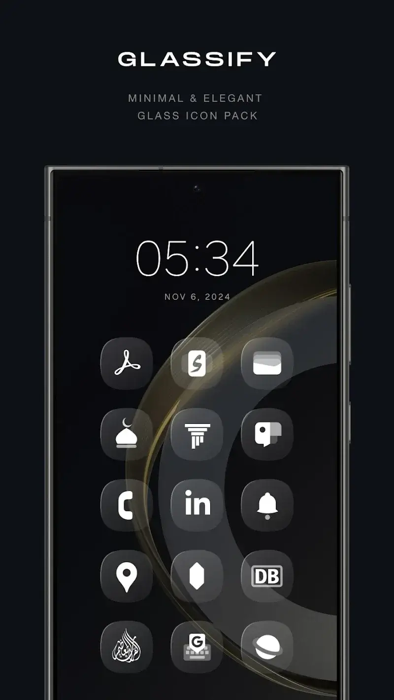 Glassify Icon Pack Screenshot1