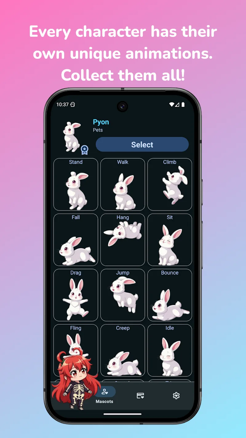 Shimeji: Screen Buddies Screenshot3