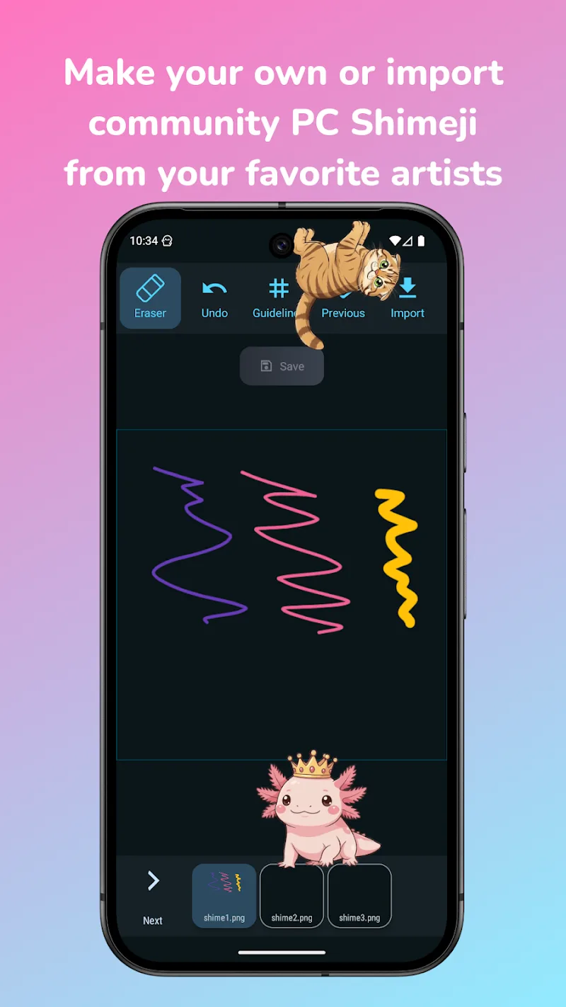 Shimeji: Screen Buddies Screenshot4
