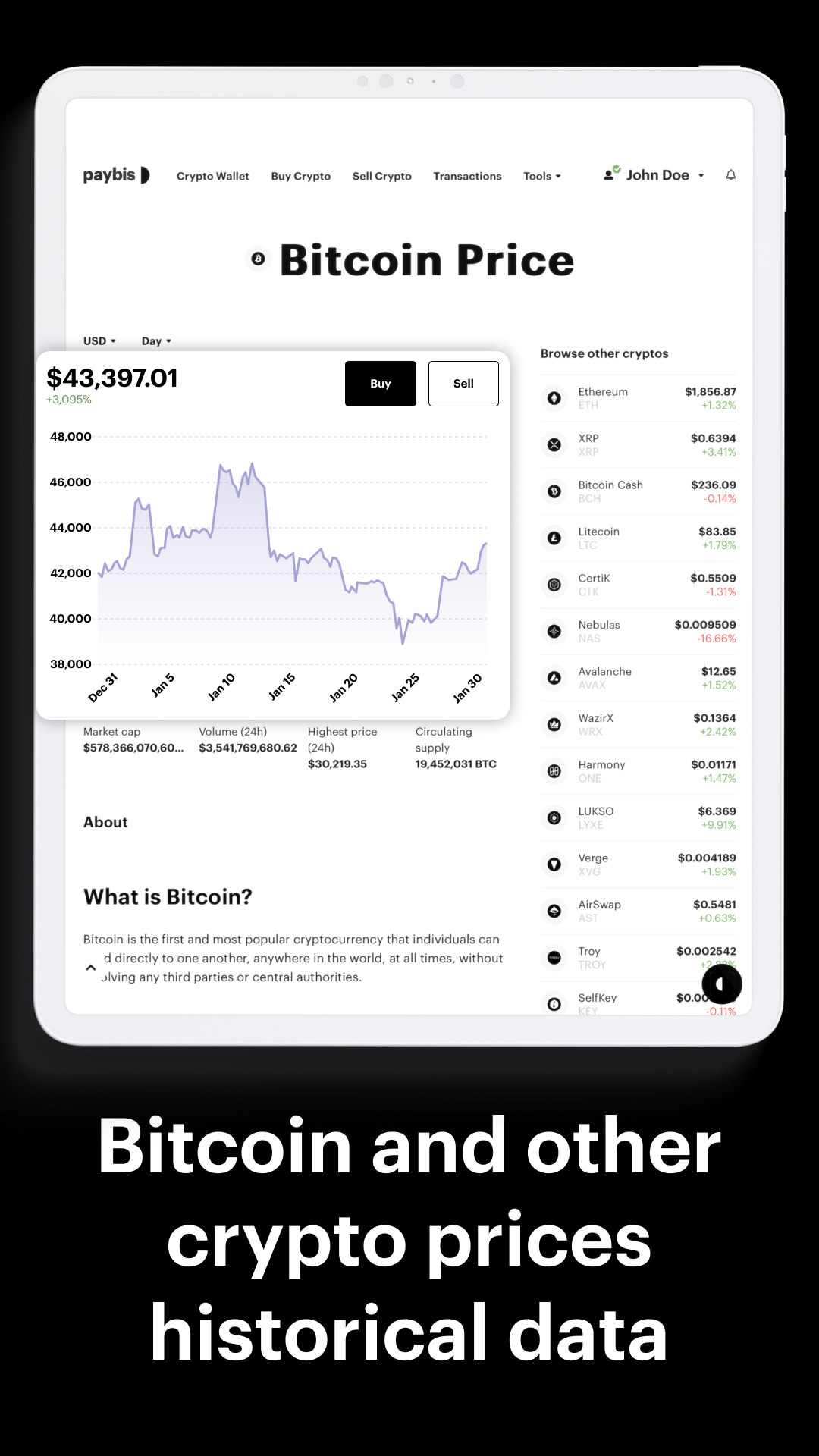 Paybis Crypto Wallet: Buy BTC Screenshot12