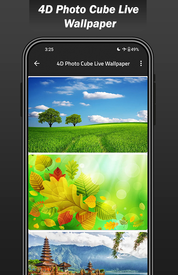4D Photo Cube Live Wallpaper Screenshot7