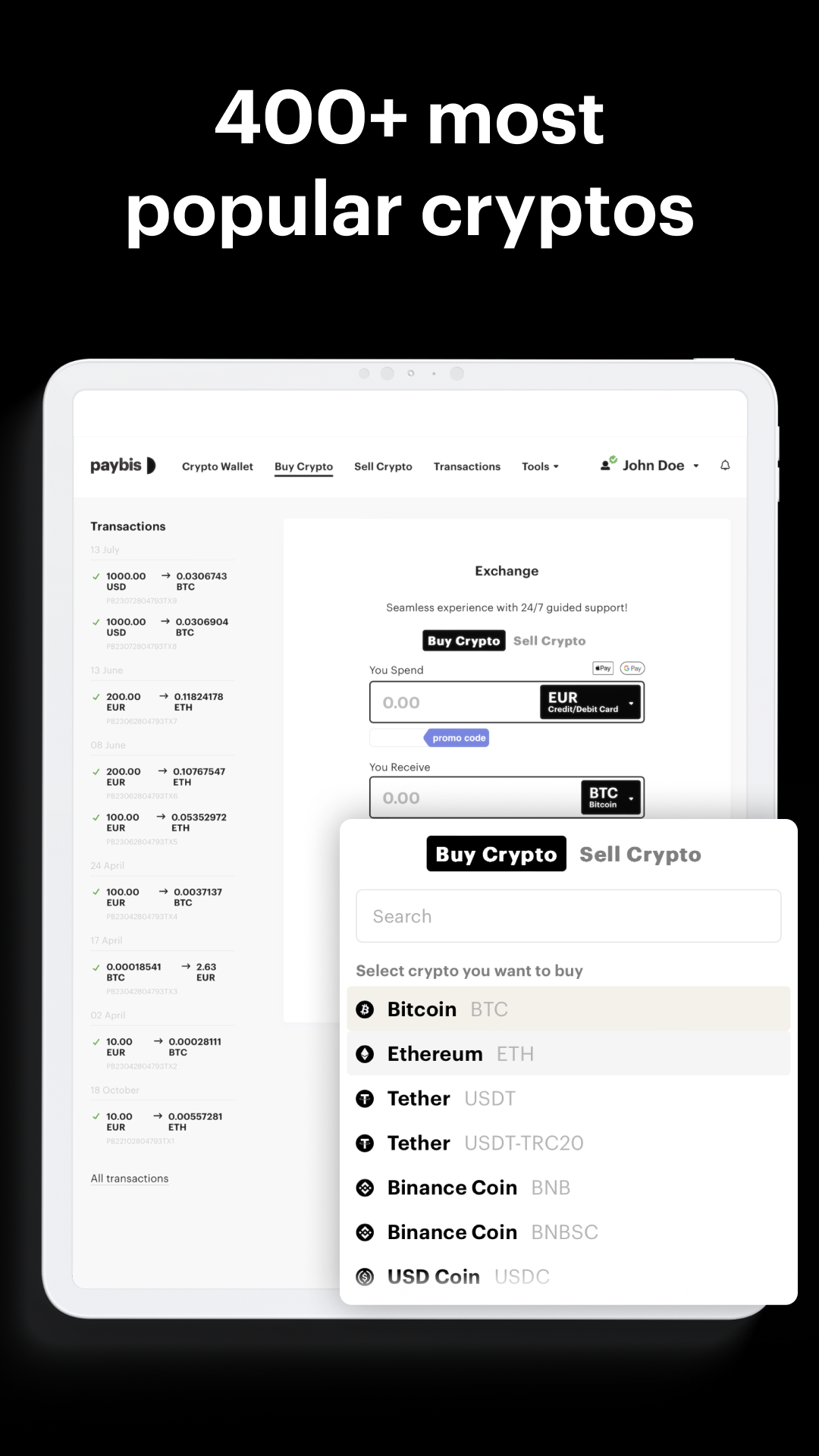 Paybis Crypto Wallet: Buy BTC Screenshot13