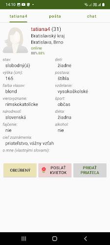 Zoznámenie zomka.net Screenshot5
