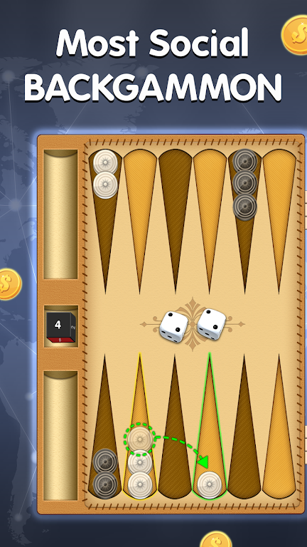 Backgammon Multiplayer Screenshot1