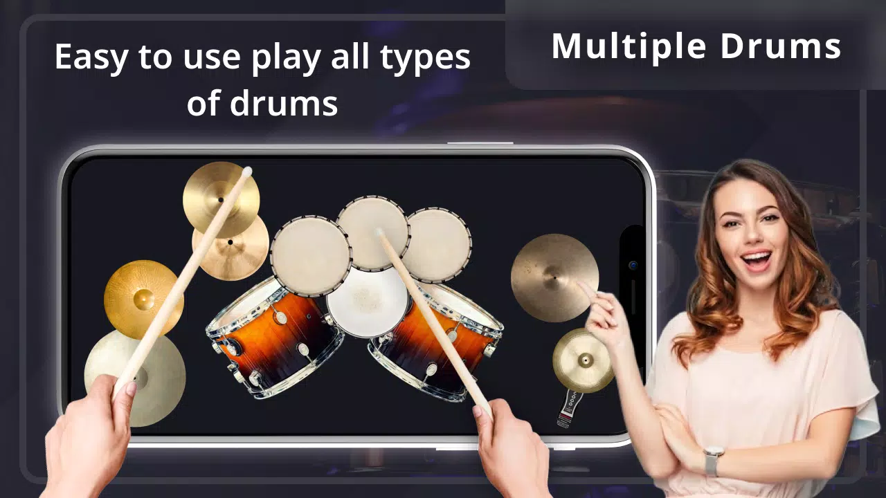 Real Drum Pad: Electro drums Screenshot2