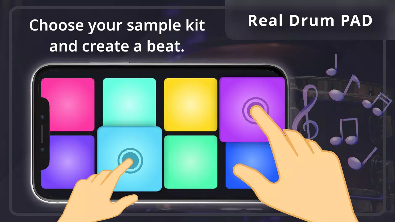 Real Drum Pad: Electro drums Screenshot1
