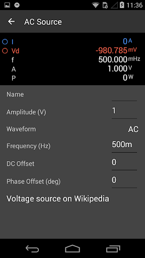 iCircuit Electronics Simulator Screenshot8