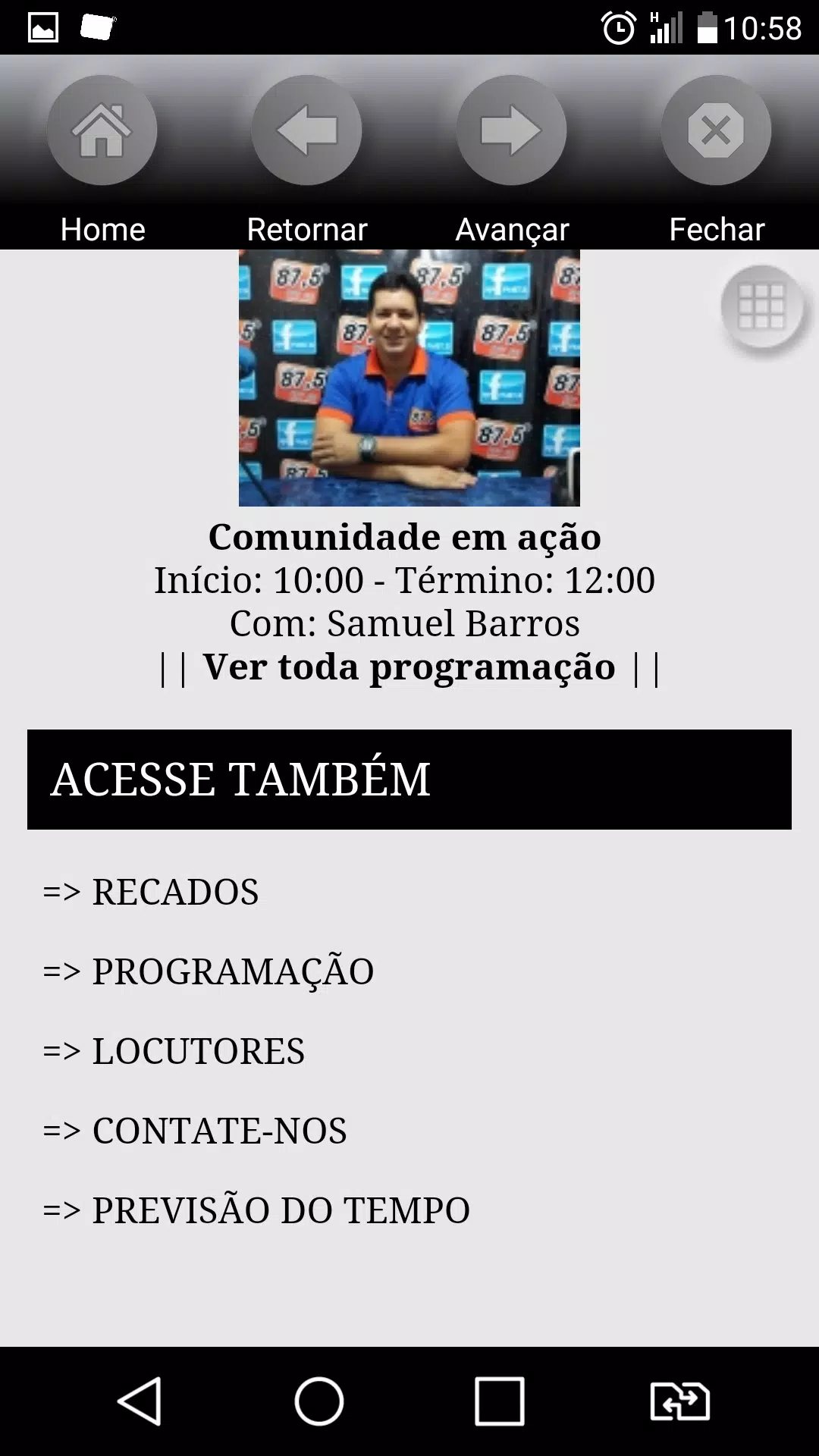 RPF FM 87,5 Screenshot3