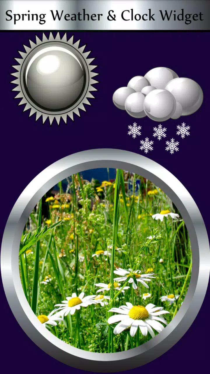 Spring Weather & Clock Widget Screenshot1