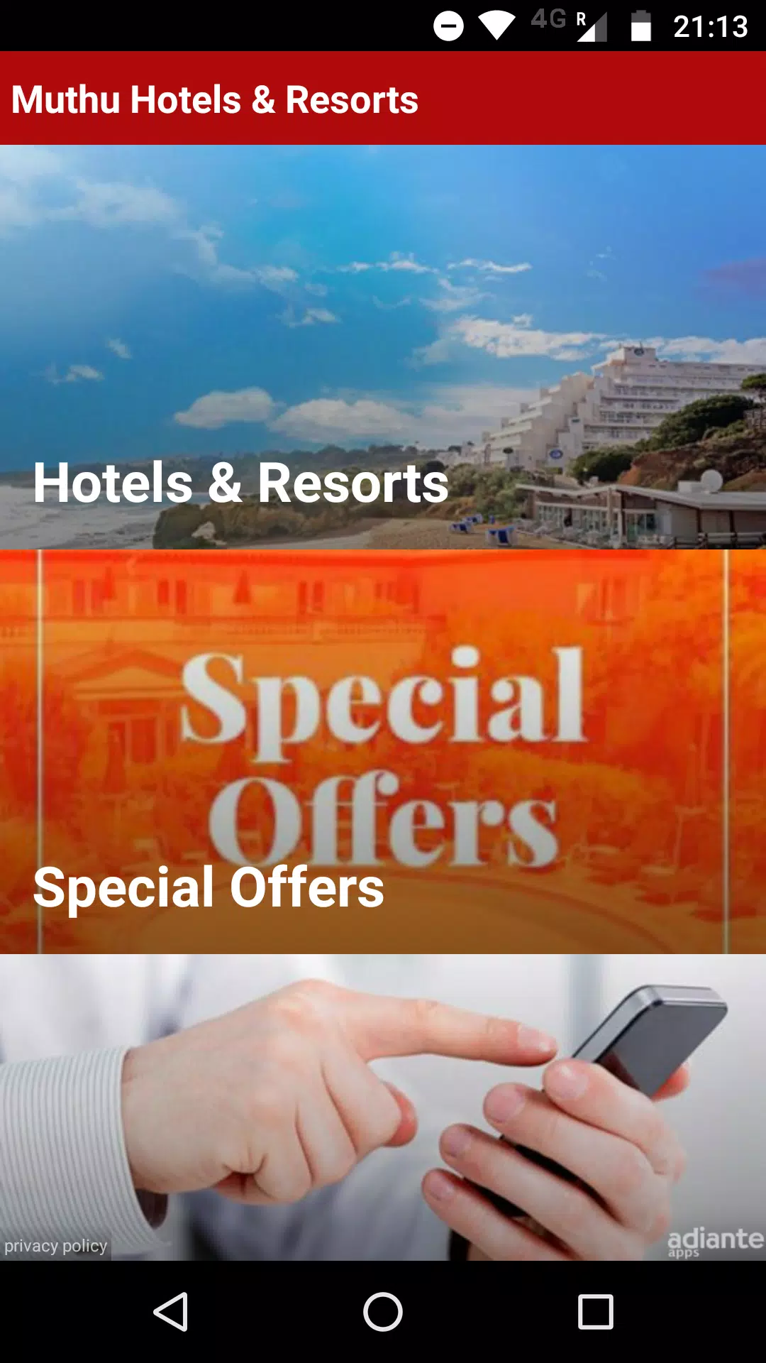 Muthu Hotels & Resorts Screenshot1
