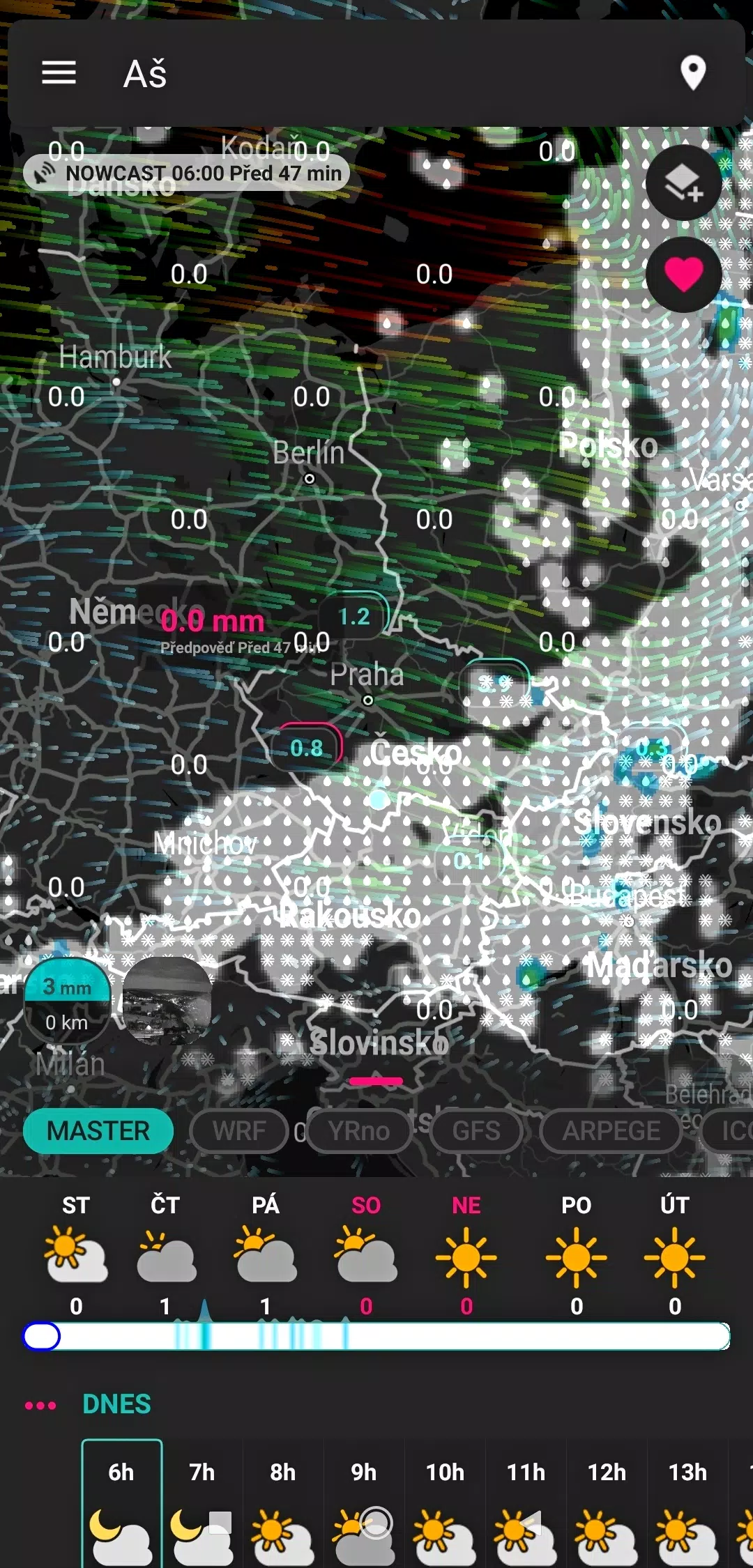 Počasí Meteo Screenshot3