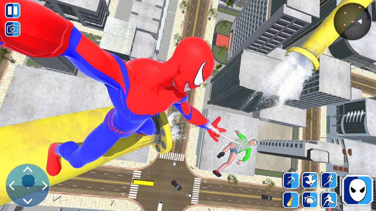 Black Spider Rope Hero Screenshot3