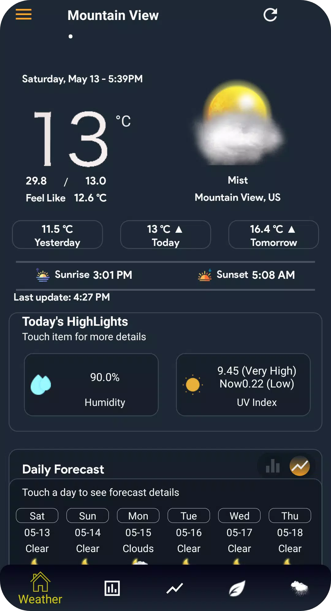 Weather Analysis Screenshot1