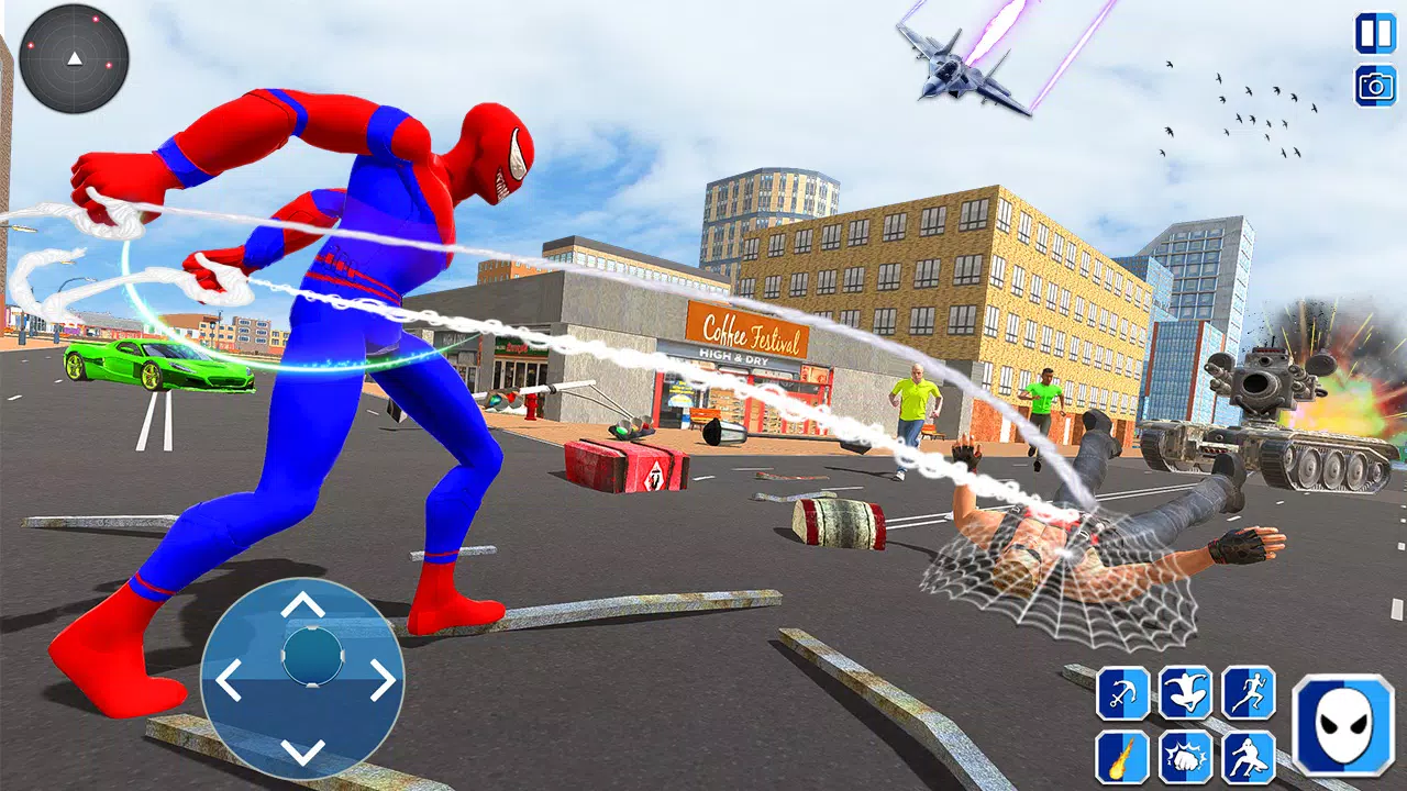 Black Spider Rope Hero Screenshot6