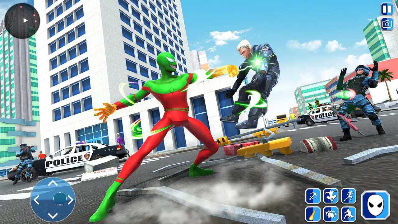 Black Spider Rope Hero Screenshot1