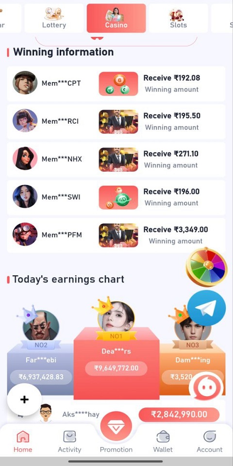 Battery Bet Game Aviator Screenshot4