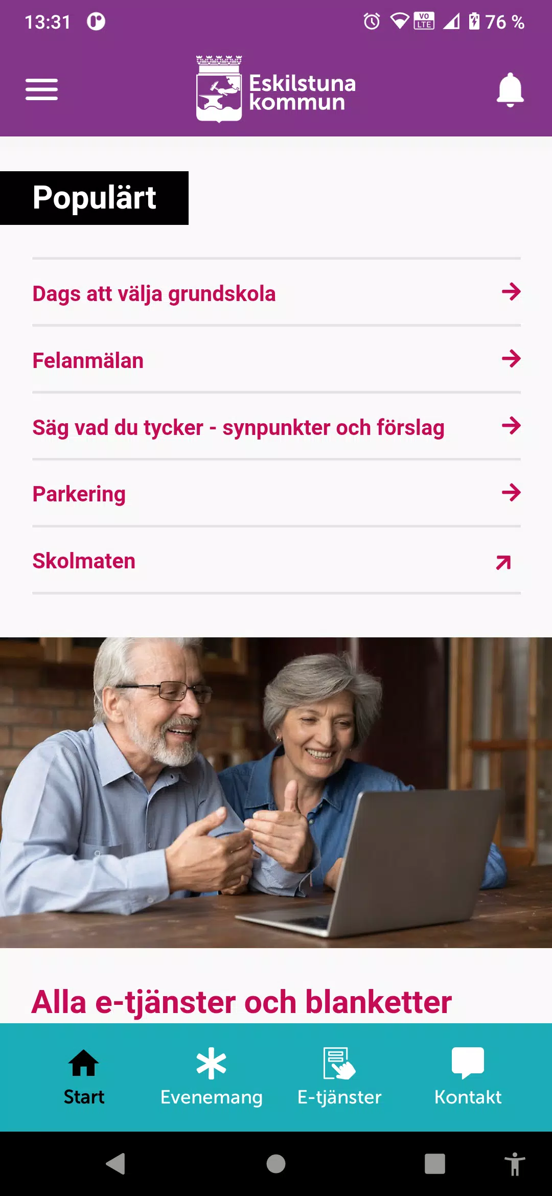 Eskilstuna direkt Screenshot1
