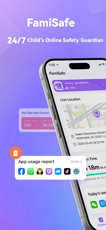 FamiSafe: AI Parental Control Screenshot1