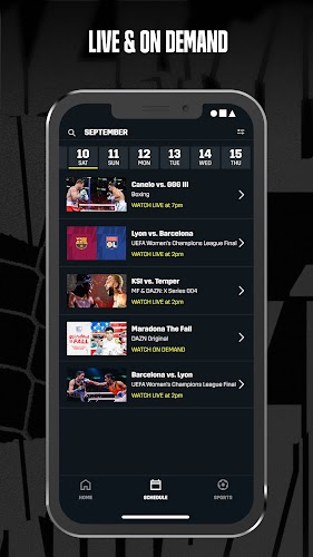 DAZN: Watch Live Sports Screenshot15