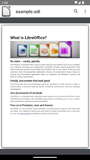 LibreOffice Viewer Screenshot2