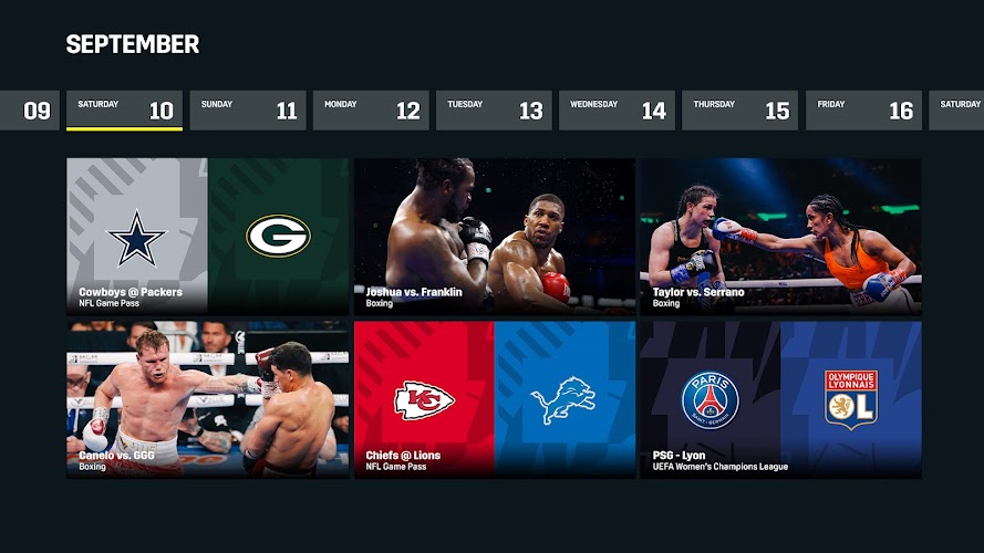 DAZN: Watch Live Sports Screenshot27
