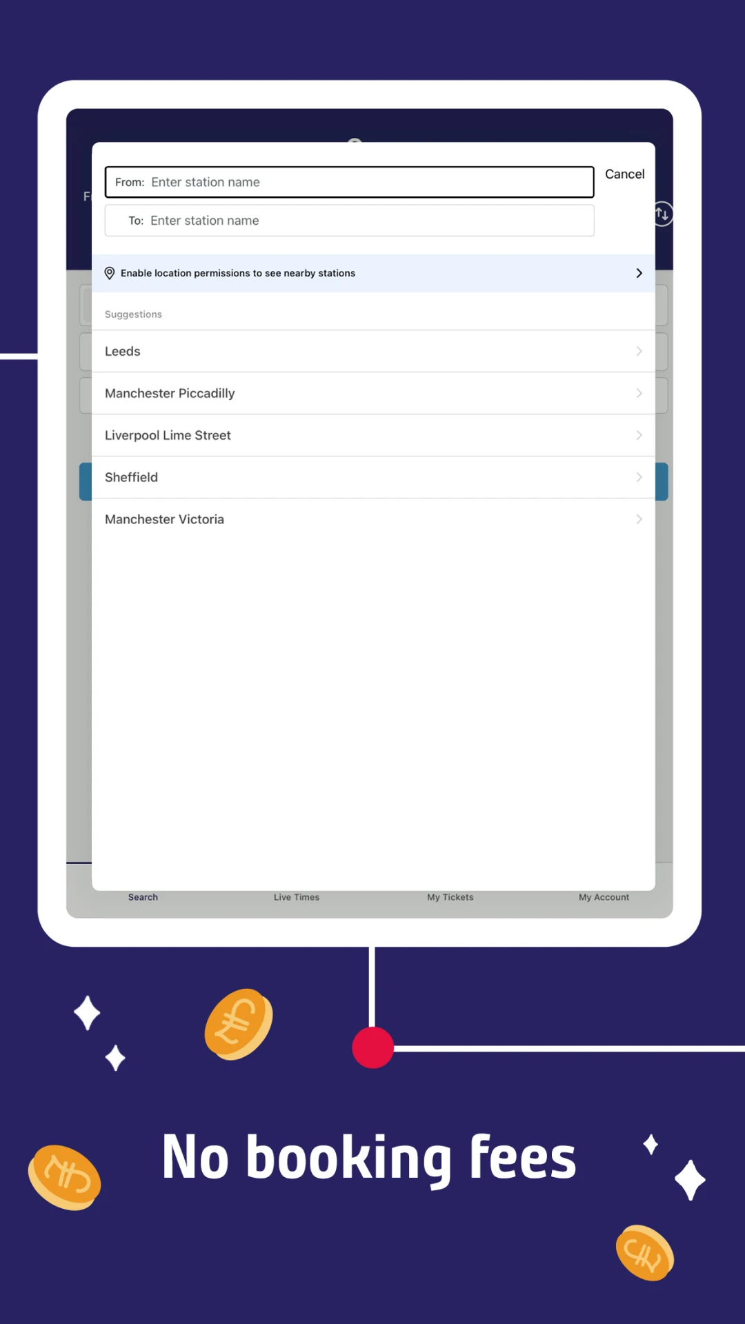Northern train tickets & times Screenshot11