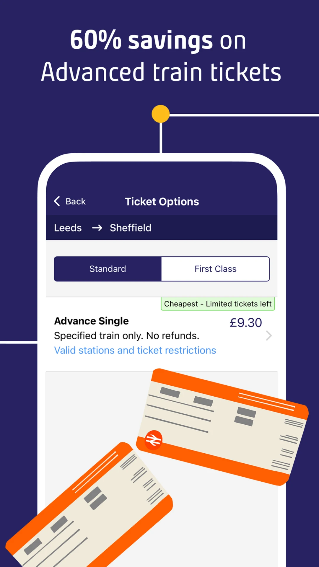 Northern train tickets & times Screenshot2