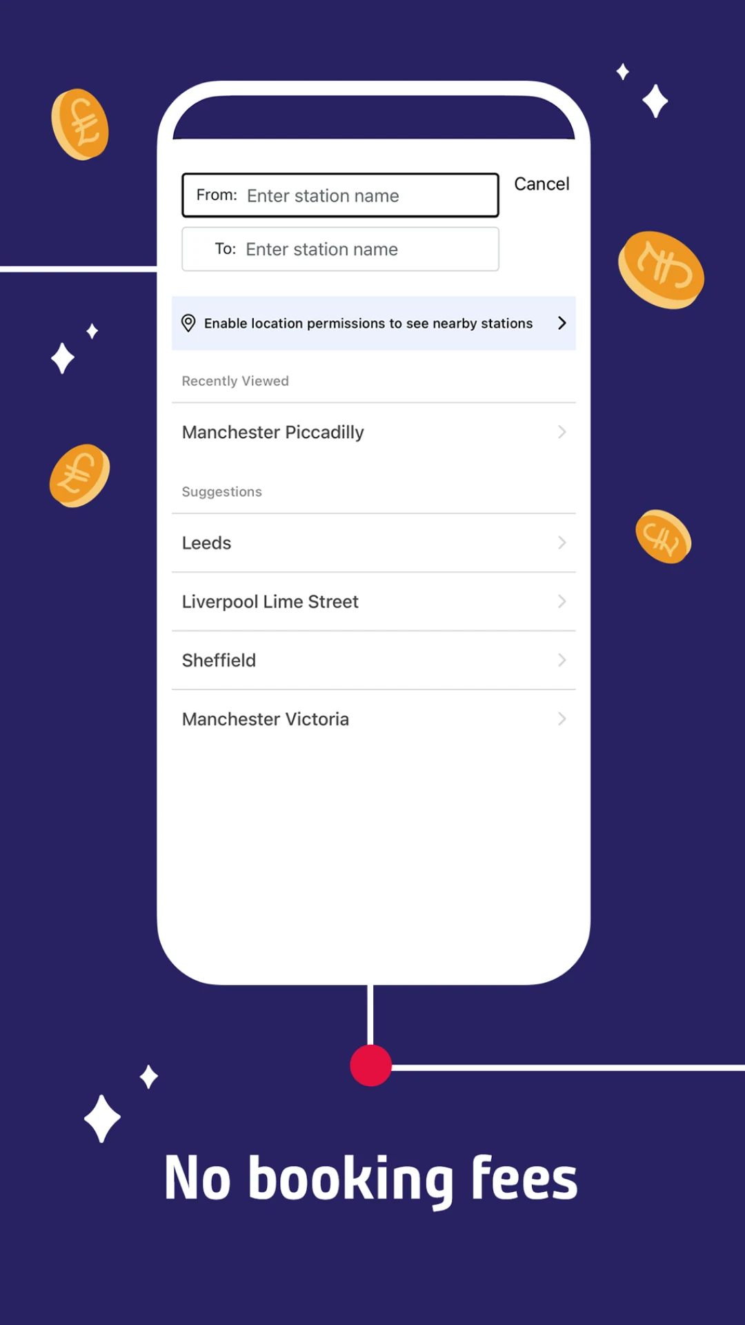 Northern train tickets & times Screenshot3