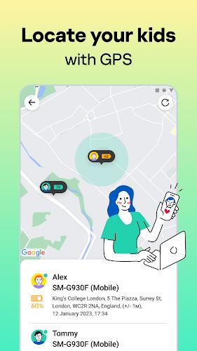 Kaspersky SafeKids with GPS Screenshot1