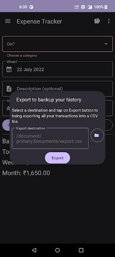 Expense Tracker Screenshot5