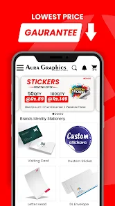 Aura Graphics Offset Printing Screenshot2