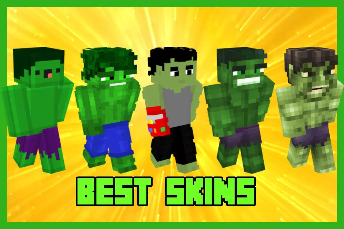 HuIk Mod in MCPE + Incredible Superheroes Skins PE Screenshot6