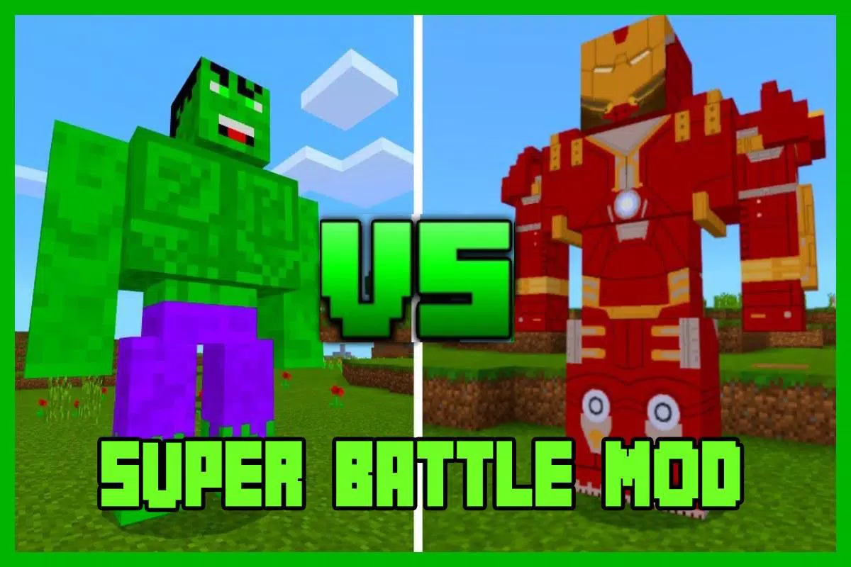 HuIk Mod in MCPE + Incredible Superheroes Skins PE Screenshot5