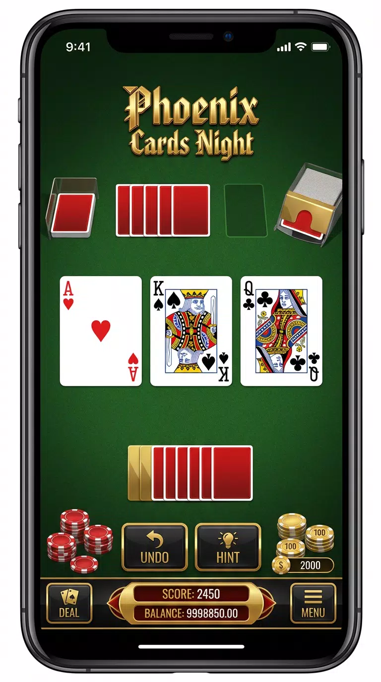 Phoenix Cards Night Screenshot1