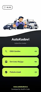 Autokodovi – OBD Dijagnostika Screenshot1
