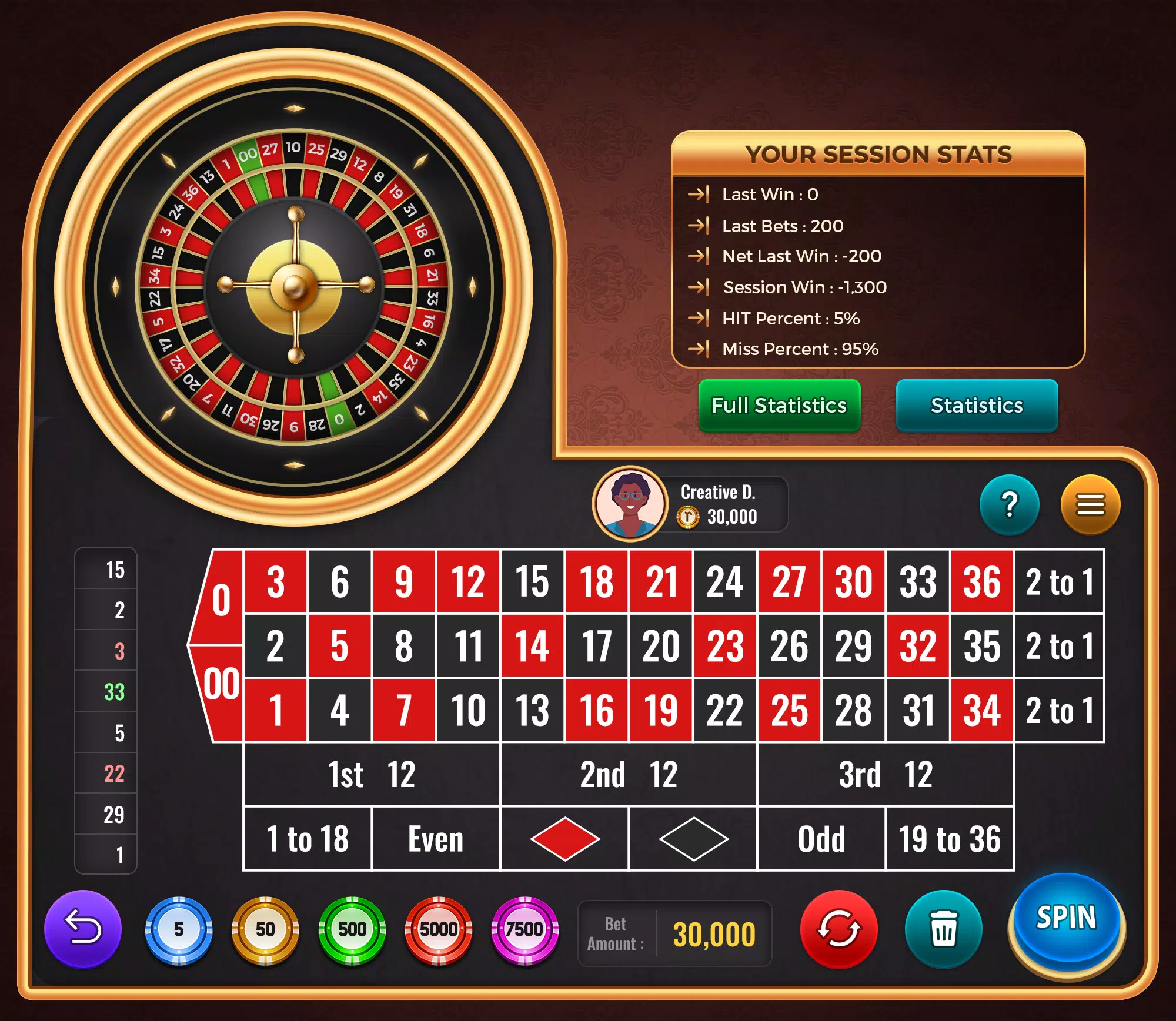 Roulette: Spin & Win Screenshot2