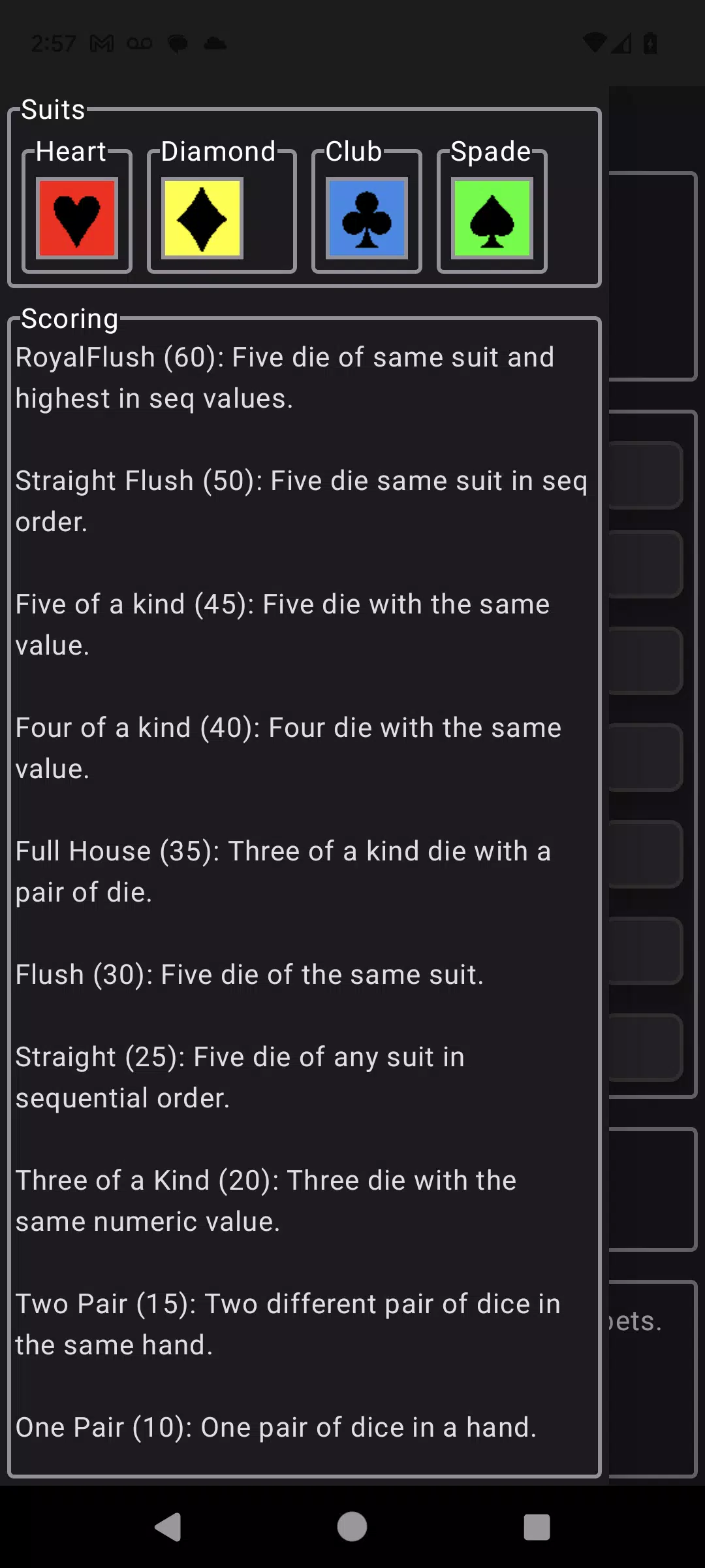 Poker Dice Screenshot8